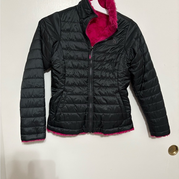 The North Face Black Jacket with Pink Interior - Picture 1 of 10
